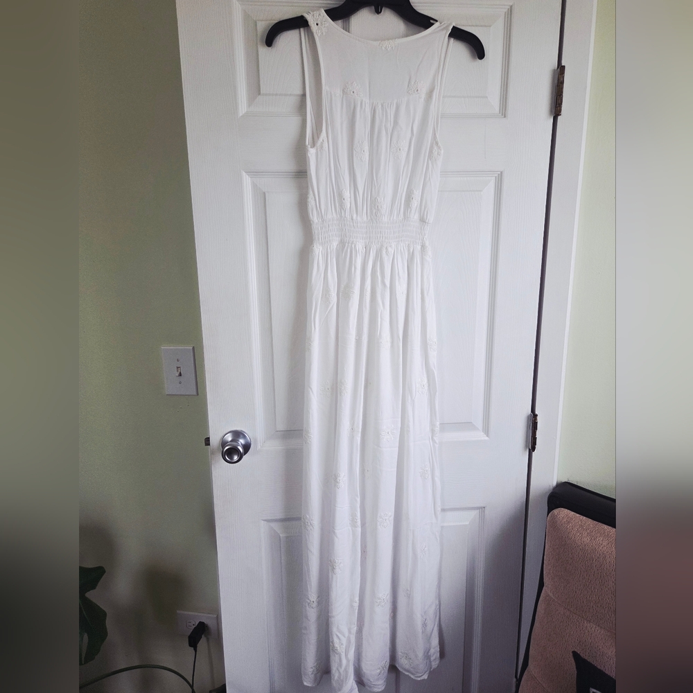 Forever 21 ✨️ Maxi White Sleeveless Dress Size XS - Picture 8 of 15